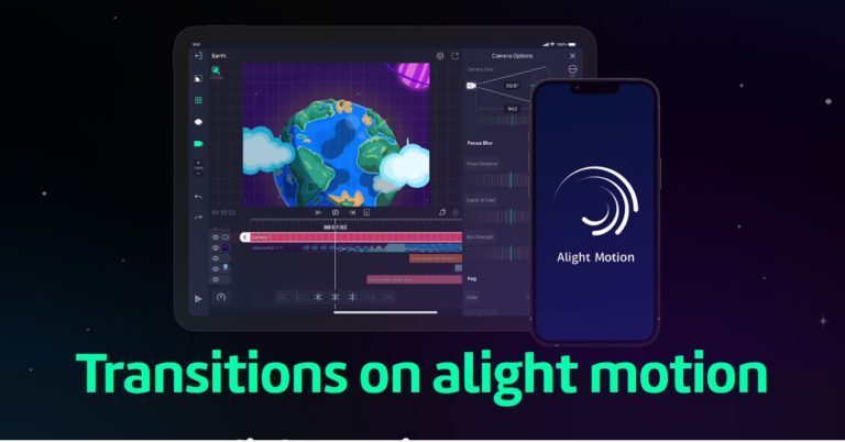 transitions on alight motion