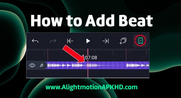 How to Add Beat in Alight Motion